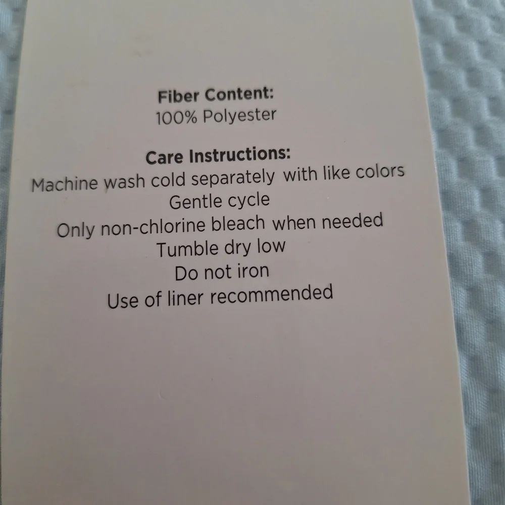 Comfort Bay Blue Shower Curtain